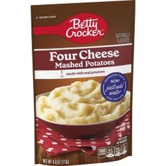 Khoai Tây Nghiền 4 Vị Phô Mai Betty Crocker Four Cheese Mashed Potatoes, Gói 113g (4 Oz.)