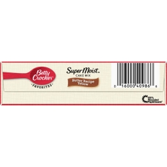 Bột Làm Bánh Pha Sẵn Betty Crocker Super Moist Yellow Cake Mix, Hộp 432g (15.25 Oz.)