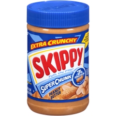 Bơ Đậu Phộng Hạt Giòn SKIPPY SUPER CHUNK Extra Crunchy Peanut Butter, Hộp 462g (16.3 Oz.)