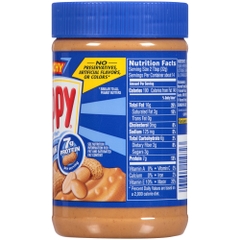 Bơ Đậu Phộng Hạt Giòn SKIPPY SUPER CHUNK Extra Crunchy Peanut Butter, Hộp 462g (16.3 Oz.)