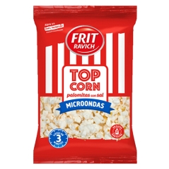 Bắp Rang Lò Vi Sóng Vị Mặn (Bỏng Ngô) Frit Ravich Microwave Popcorn Salty Flavour, Gói 90g