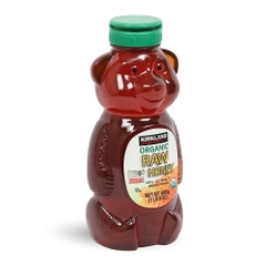Mật Ong Hữu Cơ Nguyên Chất Kirkland Signature - Organic RAW Honey Bear 100% U.S. Grade A, Chai 680g (1 Lb. 8 Oz.) 24 Oz.