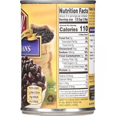 Đậu Đen Dinh Dưỡng Đóng Hộp S&W Black Beans, Hộp 425g