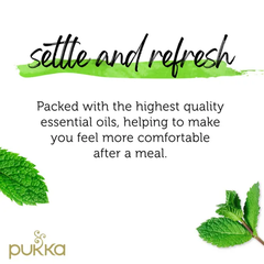 Trà Bạc Hà Hữu Cơ Thơm Mát, Không Chứa Caffeine, Pukka Three Mint Organic Tea , Hộp 20 gói (32gr, 1.12 Oz)