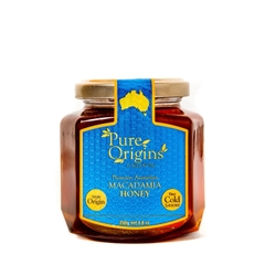 Mật Ong Hoa Mắc Ca Pure Origins Cao Cấp Australian Macadamia Honey, Lọ 250g