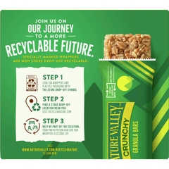 Thanh Ngũ Cốc Yến Mạch Hạt Hồ Đào Nature Valley Pecan Crunchy Granola Bars, Hộp 12 Thanh (6 Gói) , 253g (8.94 Oz.)