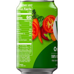 Nước Ép Rau Củ Nguyên Chất Original V8 100% Vegetable Juice, Lon 340 mL (11.5 Fl. Oz.)