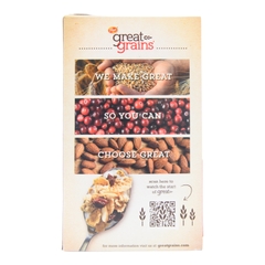 Ngũ Cốc Nam Việt Quất & Hạnh Nhân Post Great Grain Cereal With Cranberries, Flakes & Clusters, Almonds, Hộp 396g