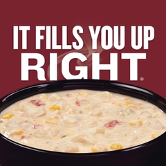 Súp Nghêu Và Bắp Campbell's Chunky Clam and Corn Chowder Flavored With Bacon, Lon 533g