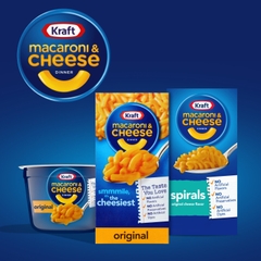 Nui Phô Mai Kraft Original Macaroni and Cheese Dinner, Hộp 206g (7.25 Oz.)