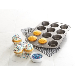 Khuôn Nướng Bánh Chống Dính GoodCook 04031 Muffin Pan, 2-3/4 in Dia x 18.3 in L x 11.8 in W x 8.1 in H