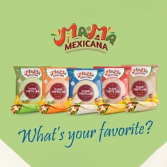 Vỏ Bánh Tortilla Truyền Thống Mama Mexicana Flour Tortilla Original (Size 20cm), Gói 10 Vỏ (Gói 450g)