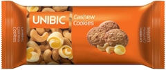 Bánh Quy Chay Hạt Điều UNIBIC Cashew Cookies Vegetarian, Hộp 2 Gói, Mỗi gói 75g