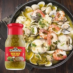Sốt Salsa Xanh Truyền Thống La Costena Green Mexican Sauce Medium, Chai 475gr