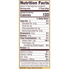 Hạt Chia Nguyên Hạt Hữu Cơ Bob's Red Mill Organic Chia Seeds, Gói 340g (12 Oz.)
