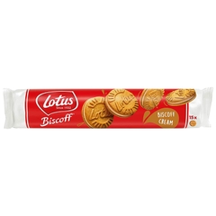 Bánh Quy Lotus Nhân Kem Lotus Biscoff Sandwich Biscoff Cream Cookies, Gói 150g (15 Bánh)