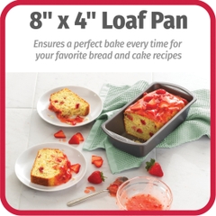 Khuôn Nướng Chống Dính GoodCook 04025 8 In. x 4 In. (20 Cm x 10 Cm) Non-Stick Loaf Pan