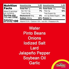 Đậu Cúc Nghiền La Costena Refried Pinto Beans, Lon 400gr