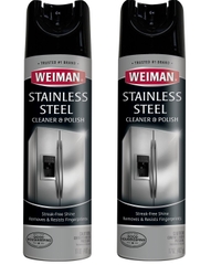 Dung Dịch Làm Sạch & Đánh Bóng Kim Loại Weiman Stainless Steel Cleaner & Polish, Bình Xịt 482g (17 Oz.)