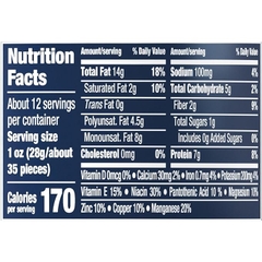Đậu Phộng Muối PLANTERS Salted Cocktail Peanuts, Hộp 340g (12 Oz.)