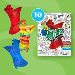 Kẹo Dẻo Trái Cây Dạng Cuộn Fruit Roll-Ups With Tongue Tattoos , Hộp 141g (10 Cuộn)