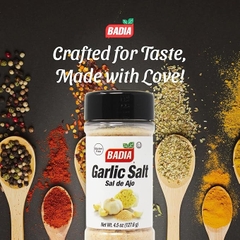 Gia Vị Muối Tỏi Badia Garlic Salt, Chai 127.6 gr