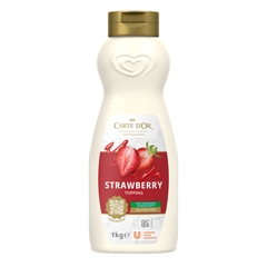 Siro Topping Dâu Carte D'Or Strawberry Topping, Gluten Free, Chai 1 Kg