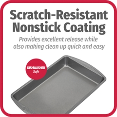 Khuôn Nướng Bánh Chống Dính GoodCook 04012 11 Inch x 7 Inch Nonstick Biscuit/ Brownie Rectangle Pan