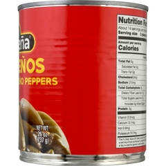 Ớt Jalapenos Nguyên Trái Đóng Hộp La Costena Green Pickled Jalapeño Peppers, Hộp 737g (26 Oz.)