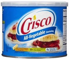 Mỡ Trừu Thực Vật (Shortening) Hiệu Crisco All-Vegetable Shortening, Hộp 453g (16 Oz.) 1 Lb.