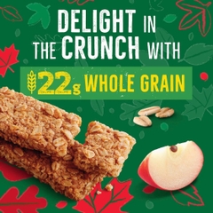 Thanh Ngũ Cốc Táo Giòn Nature Valley Apple Crisp Granola Bars, Hộp 12 Thanh (Hộp 253g)