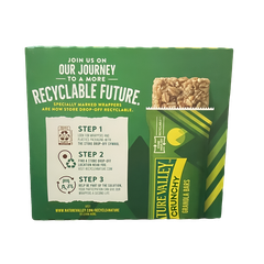 Thanh Ngũ Cốc Yến Mạch Bơ Đậu Phộng Nature Valley Peanut Butter Crunchy Granola Bars, Hộp 12 Thanh (6 Gói) , 253g (8.94 Oz.)