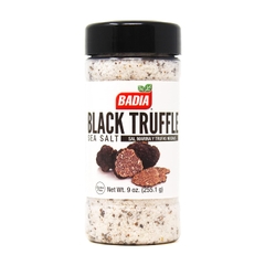Muối Biển Nấm Badia Black Truffle Sea Salt, Hộp 255.1g (9 Oz.)