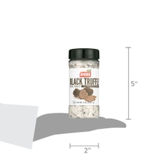 Muối Biển Nấm Badia Black Truffle Sea Salt, Hộp 255.1g (9 Oz.)