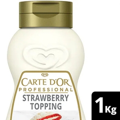 Siro Topping Dâu Carte D'Or Strawberry Topping, Gluten Free, Chai 1 Kg