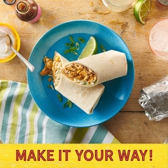 Vỏ Bánh Tortilla Làm Burrito Old El Paso Flour Tortillas For Burritos , Gói 8 Vỏ Cỡ 18cm (311g, 11 Oz.)