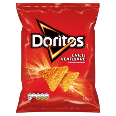 Snack Tortilla Cay Doritos Tortilla Chips Chilli Heatwave, Gói 150g