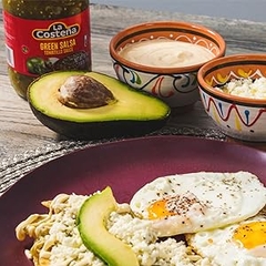 Sốt Salsa Xanh Truyền Thống La Costena Green Mexican Sauce Medium, Chai 475gr