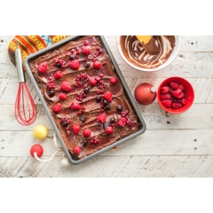 Khuôn Nướng Bánh Chống Dính GoodCook 04012 11 Inch x 7 Inch Nonstick Biscuit/ Brownie Rectangle Pan