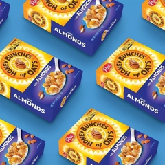 Ngũ Cốc Ăn Sáng Yến Mạch Mật Ong Với Hạnh Nhân Post Honey Bunches of Oats with Almonds Breakfast Cereal with Granola Clusters, Hộp 340g