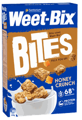 Bánh Ngũ Cốc Ăn Sáng Weet-Bix Bites Vị Mật Ong Giòn Giàu Chất Xơ Ít Đường, Hộp 500g
