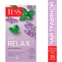 Trà Hoa Thảo Mộc Thư Giãn Và Cân Bằng Nội Tâm Get Relax Tess, Hộp 20 Túi Lọc