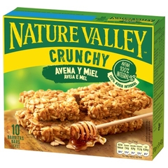 Thanh Ngũ Cốc Yến Mạch, Mật Ong Nature Valley Oats 'n Honey Crunchy Granola Bars, Hộp 10 Thanh (5 Gói) , Hộp 210g