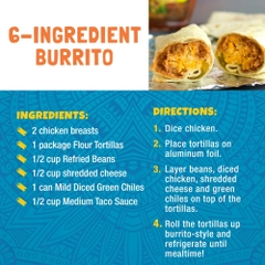 Vỏ Bánh Tortilla 8 inch Giảm 40% Muối Ortega 40% Less Sodium Tortillas, Gói 10 Vỏ (Gói 405g)