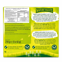 Thanh Ngũ Cốc Yến Mạch, Mật Ong Nature Valley Oats 'n Honey Crunchy Granola Bars, Hộp 10 Thanh (5 Gói) , Hộp 210g