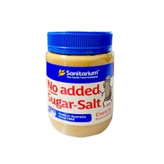 Bơ Đậu Phộng Ăn Kiêng, Không Đường, Không Muối Sanitarium Butter Crunchy Peanut Butter, Hộp 500g