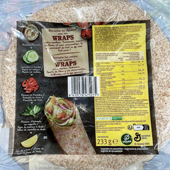 Vỏ Bánh Tortillas Nguyên Cám Thuần Chay Old El Paso Vegan Tortilla Wraps Wholegrain, Túi 233g (4 Vỏ)