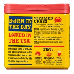 Bột Gia Vị Thượng Hạng Old Bay Classic Seafood Seasoning, Hộp 170g (6 Oz.)
