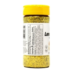 Muối Tiêu Chanh, Tỏi, Hành Tây & Nghệ Lemon Pepper Badia, Chai 184.3g (6.5 Oz.)