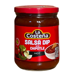 Sốt Nhúng Nachos Cay Với Ớt Chipotle La Costena Salsa Dip With Chipotle Hot, Lọ 435g